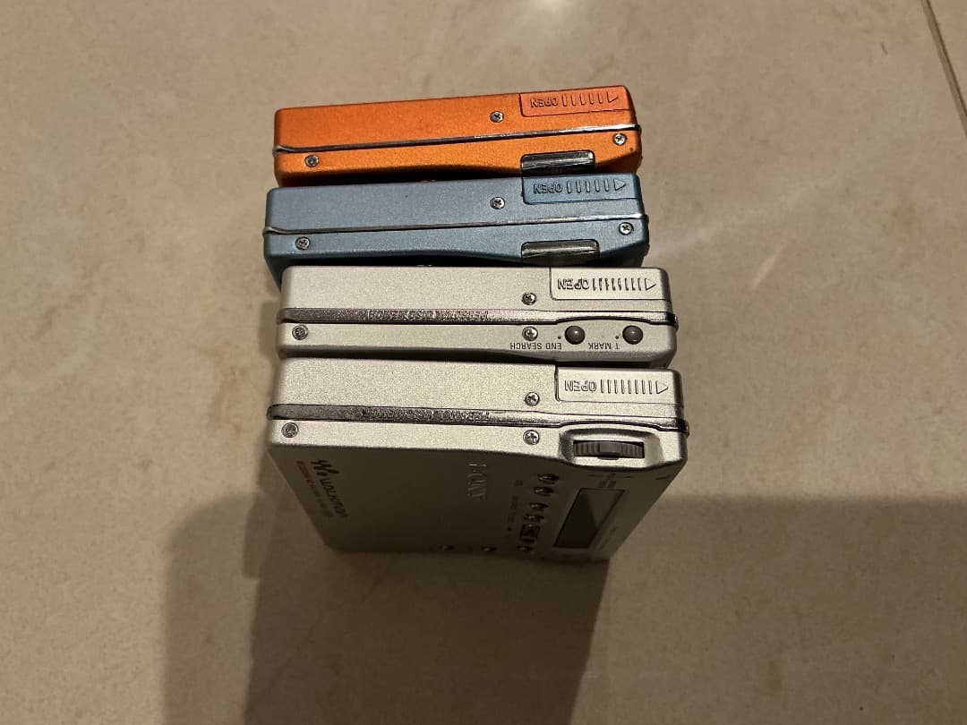 SONY ポータブルMDプレーヤー 4台セット