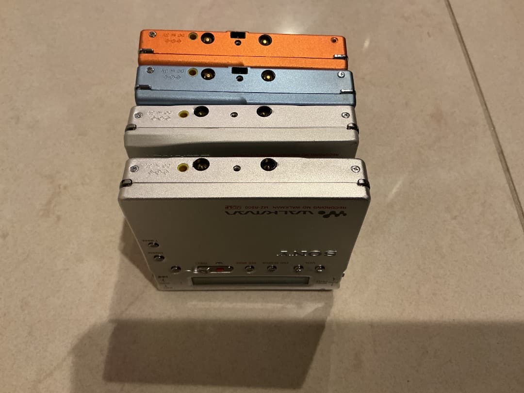 SONY ポータブルMDプレーヤー 4台セット