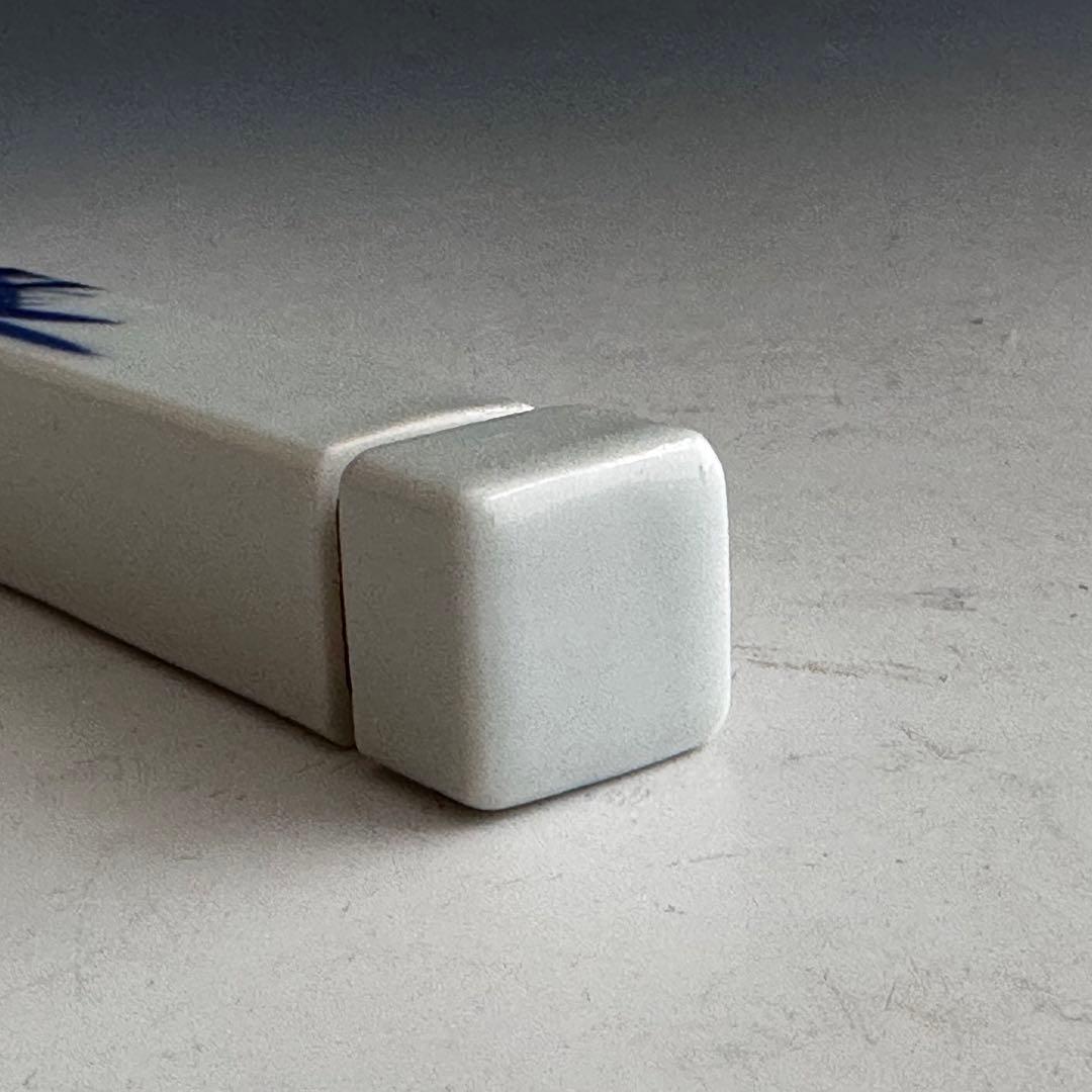 香道具　染付　竹絵　香筒　御室焼　和善　共箱　陶芸　線香入　煎茶道具