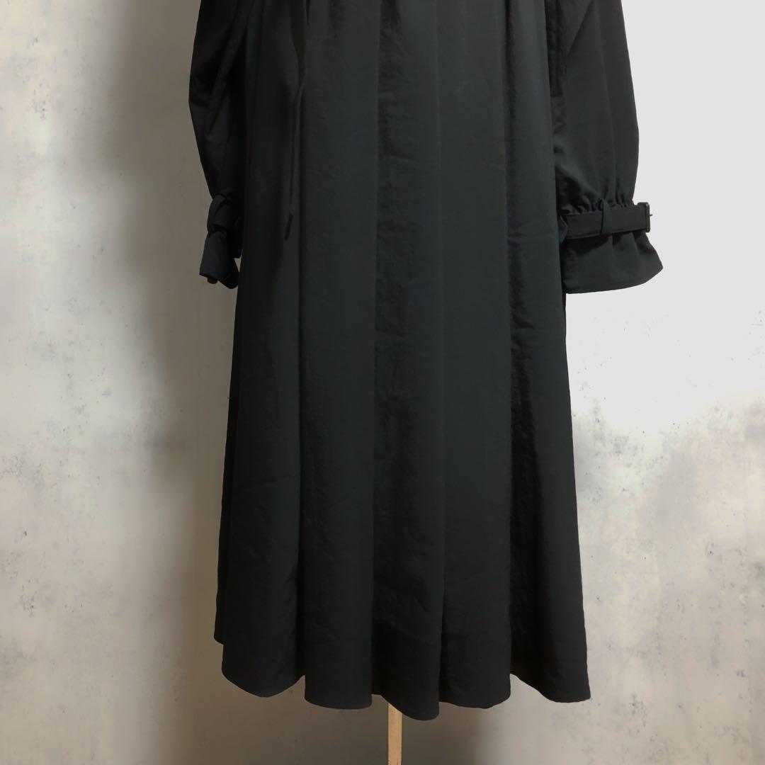 新品タグ付　LA BELLE ETUDE ギャザーボリューム袖ドレストレンチ