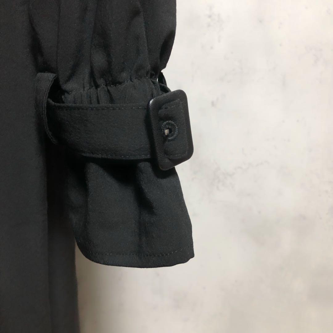 新品タグ付　LA BELLE ETUDE ギャザーボリューム袖ドレストレンチ