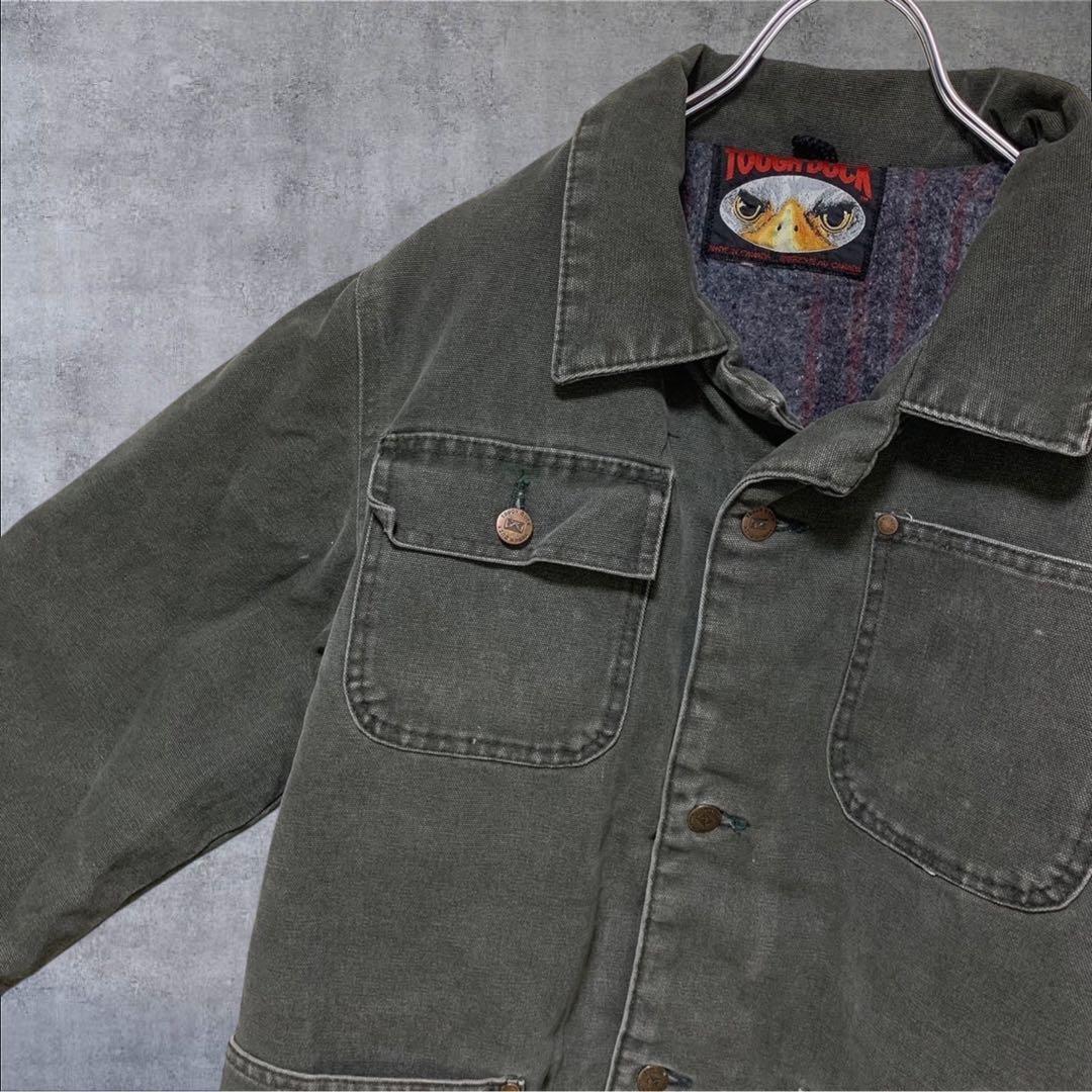 【w868】90s TOUGH DUCK ミシガンチョアコート ダック地 希少
