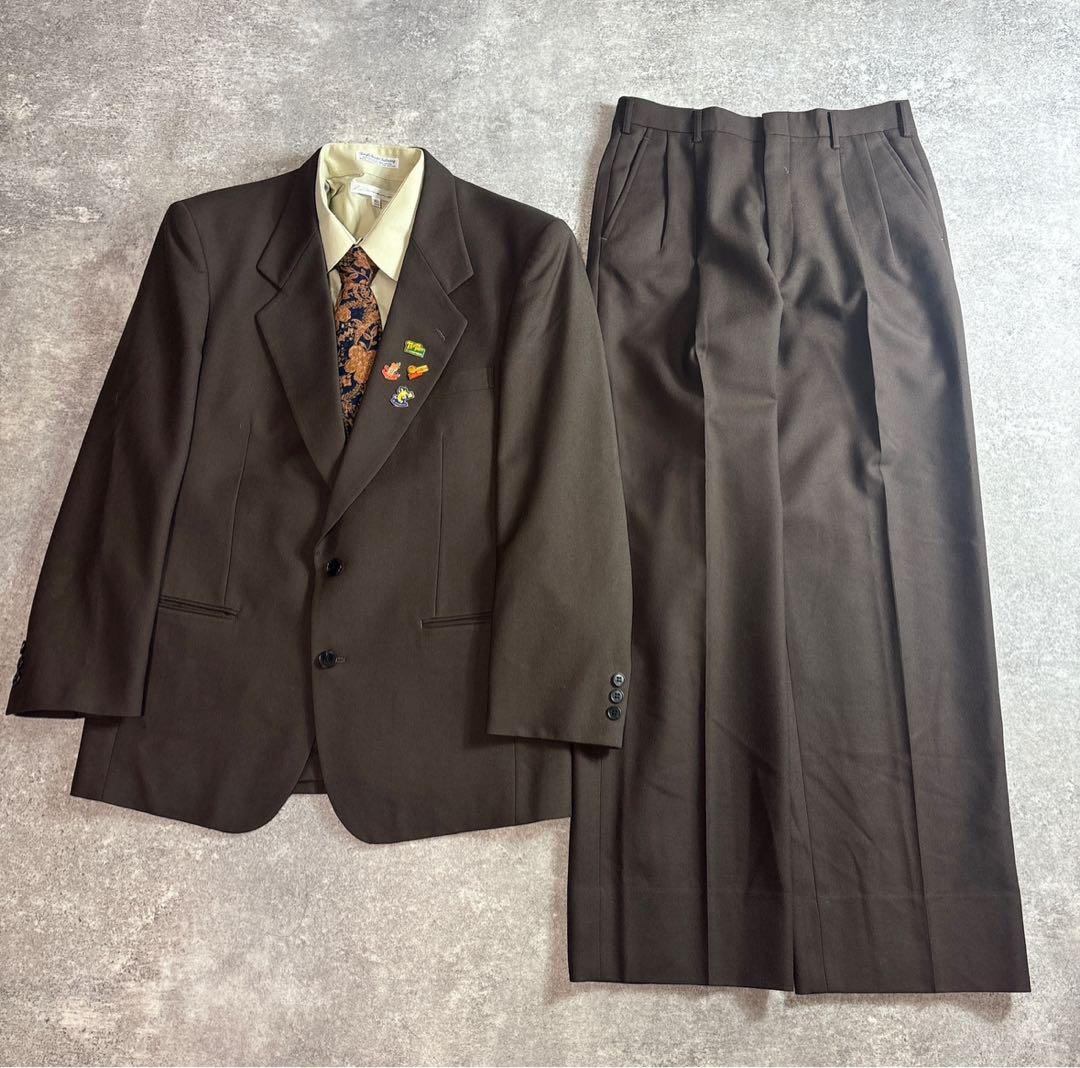 90s vintage レトロセットアップ スーツ ピンズ No.76