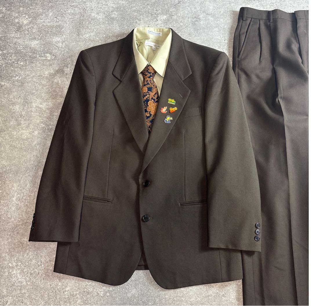 90s vintage レトロセットアップ スーツ ピンズ No.76