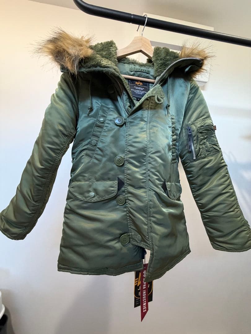 ALPHA INDUSTRIES ミリタリージャケット セージグリーン