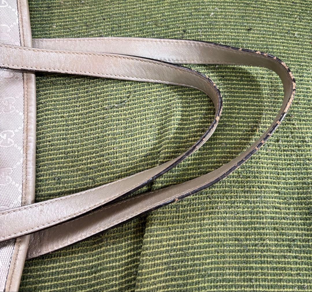 GUCCI グッチ インプリメ トートバッグ GG柄 　＊持ち手にダメージあり