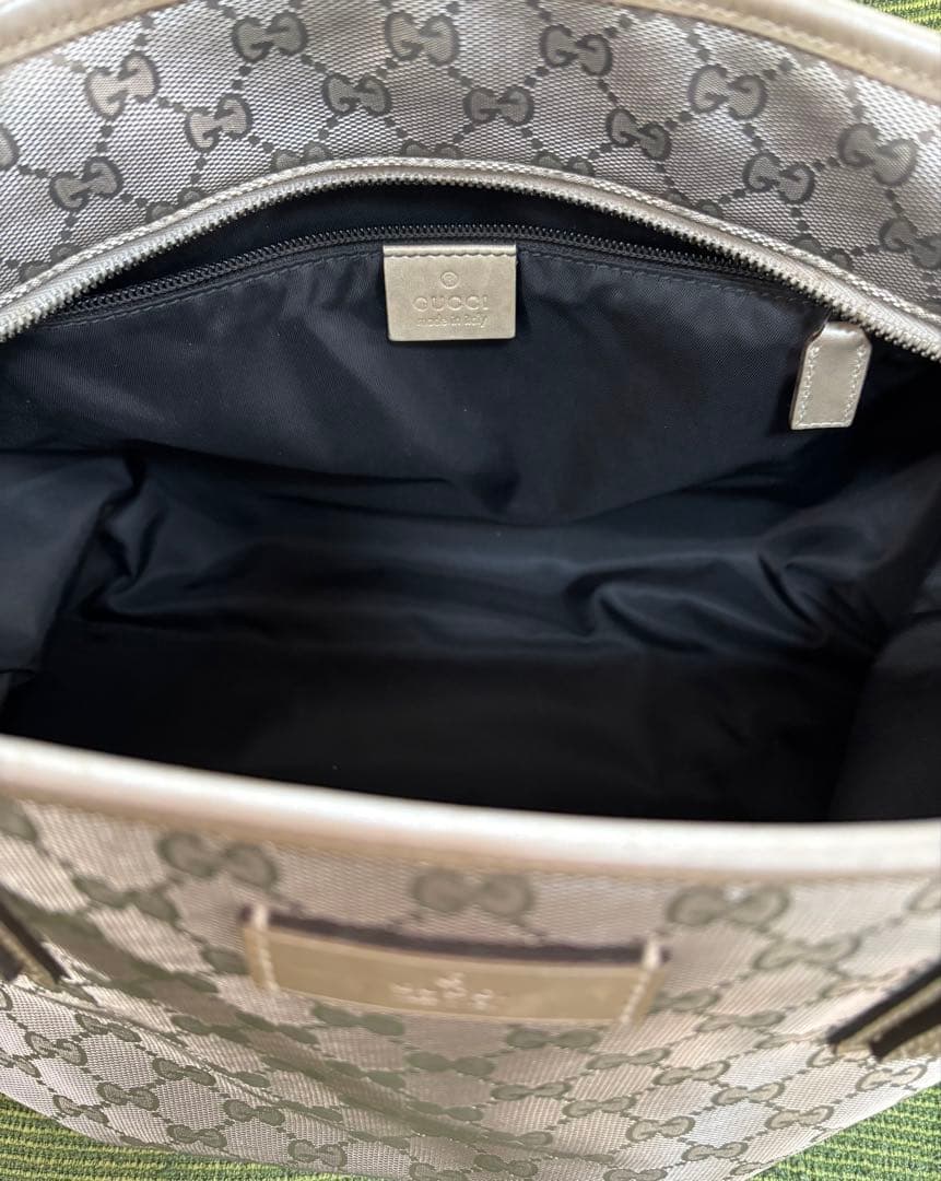 GUCCI グッチ インプリメ トートバッグ GG柄 　＊持ち手にダメージあり