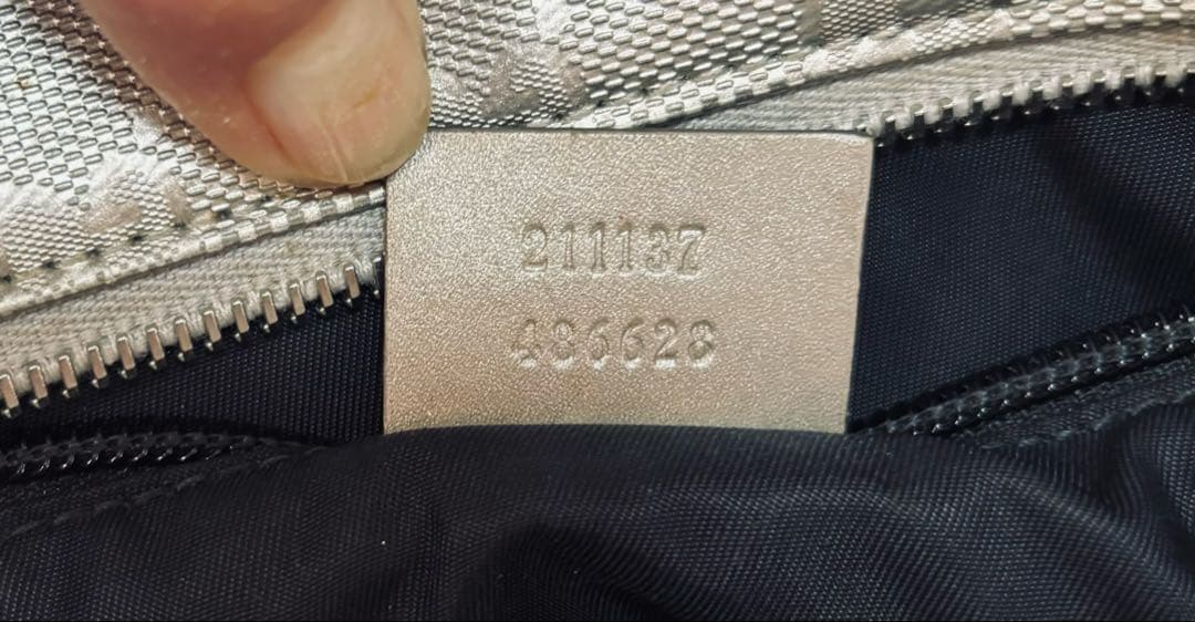 GUCCI グッチ インプリメ トートバッグ GG柄 　＊持ち手にダメージあり