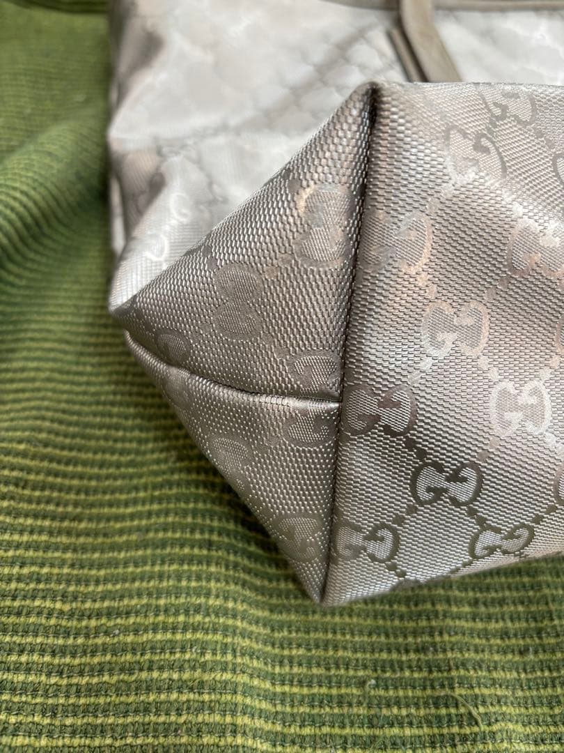 GUCCI グッチ インプリメ トートバッグ GG柄 　＊持ち手にダメージあり