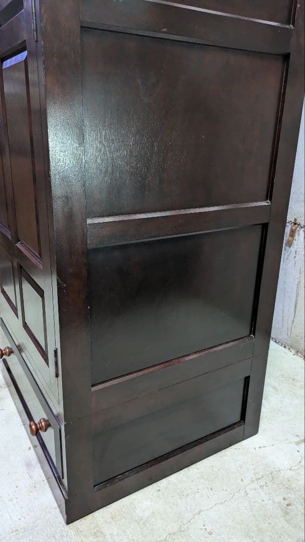 松本民芸家具　DⅡ型　レア　洋服タンス　スリム　無垢　箪笥　ワードローブ　和家具