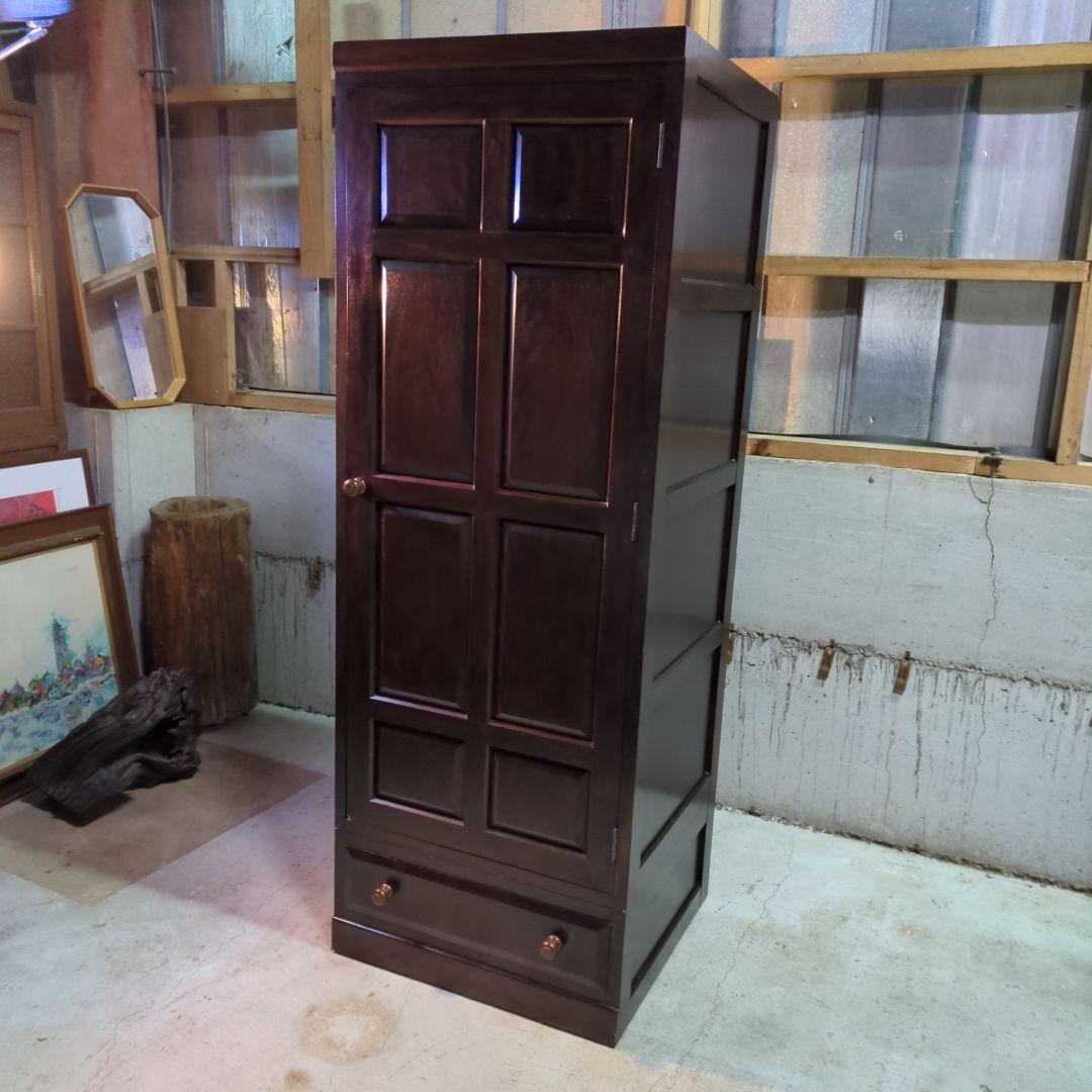 松本民芸家具　DⅡ型　レア　洋服タンス　スリム　無垢　箪笥　ワードローブ　和家具