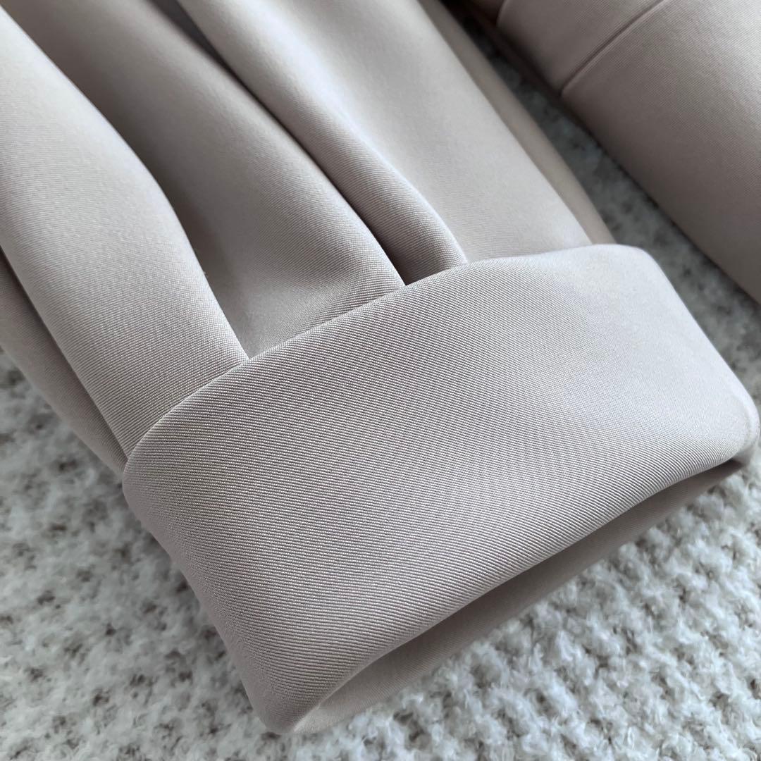 美品FOXEY NEWYORK★ビックカラージャケット★ベージュ★サイズ38