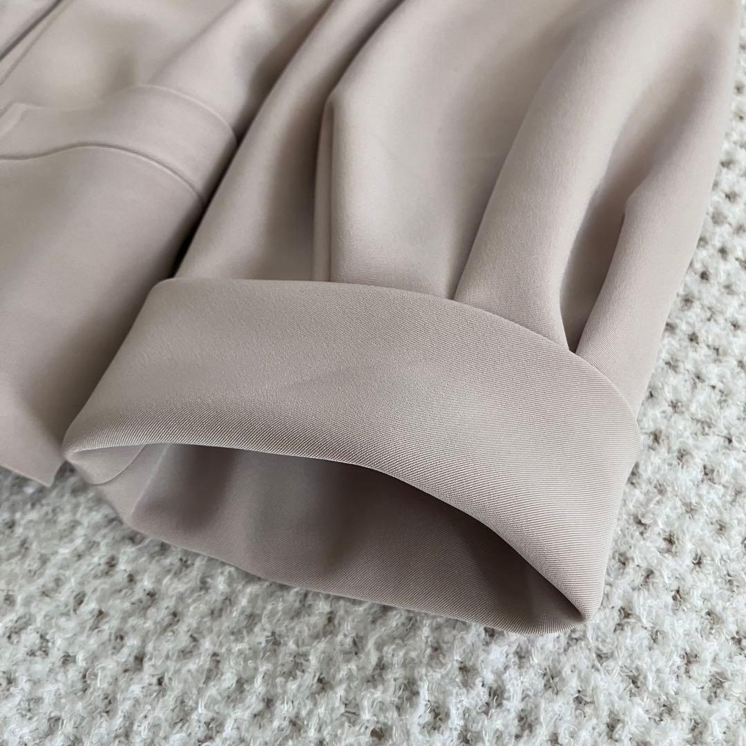 美品FOXEY NEWYORK★ビックカラージャケット★ベージュ★サイズ38