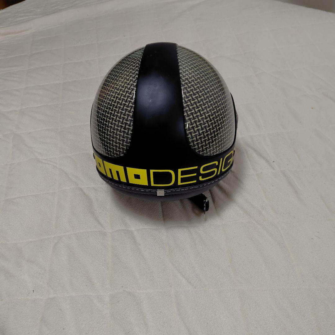 値下げ～MOMO DESIGN ジェットヘルメット 黒/グリーン
