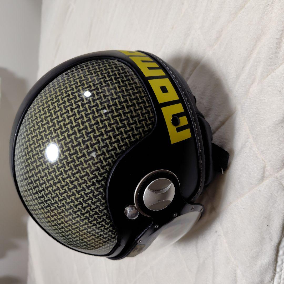 値下げ～MOMO DESIGN ジェットヘルメット 黒/グリーン