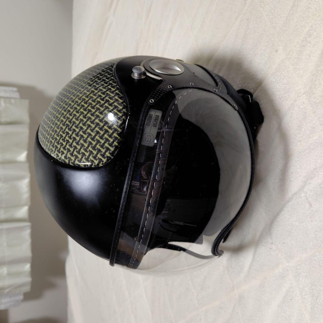 値下げ～MOMO DESIGN ジェットヘルメット 黒/グリーン