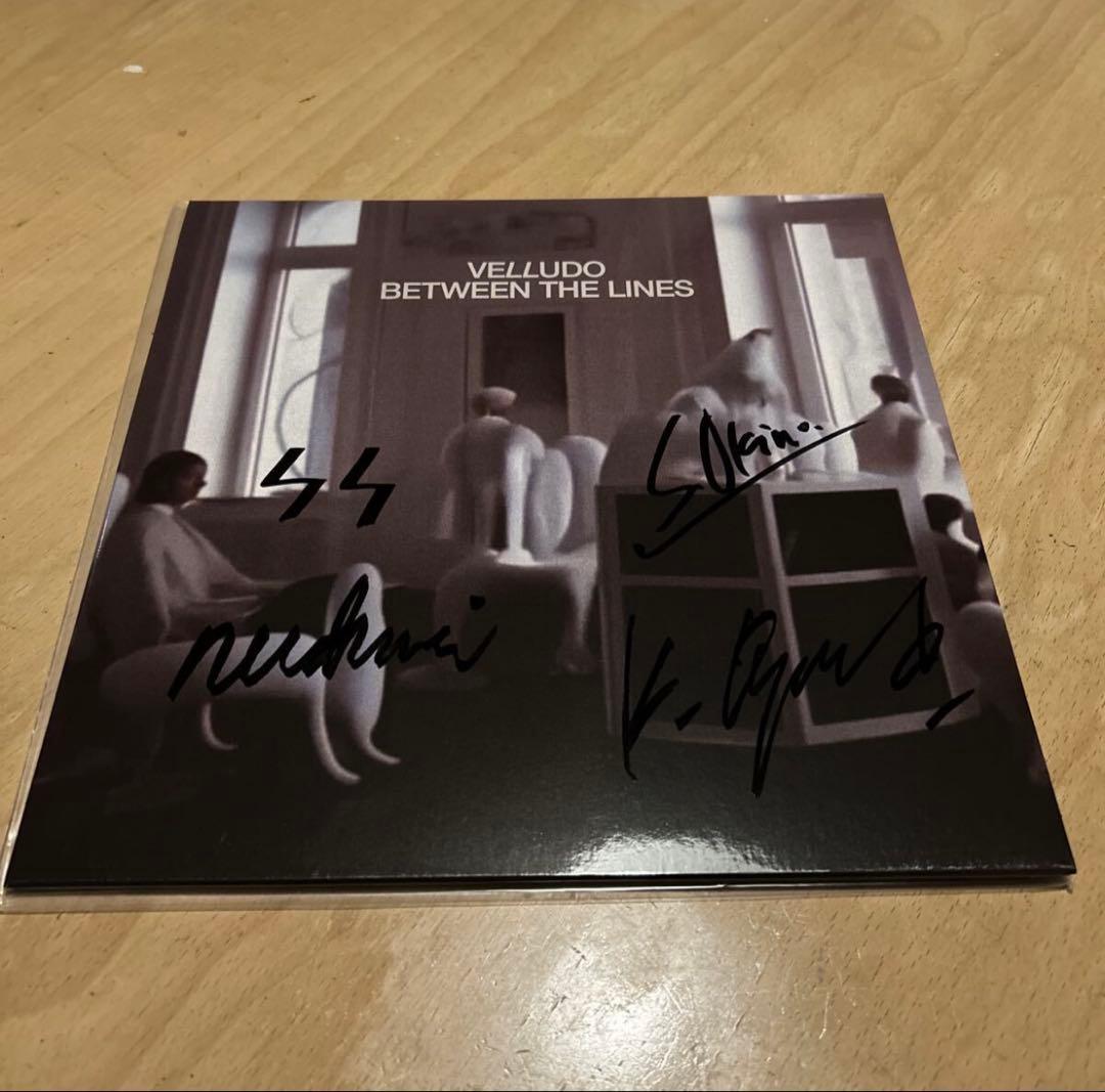 Velludo Between The Lines LPレコード 直筆サイン入り