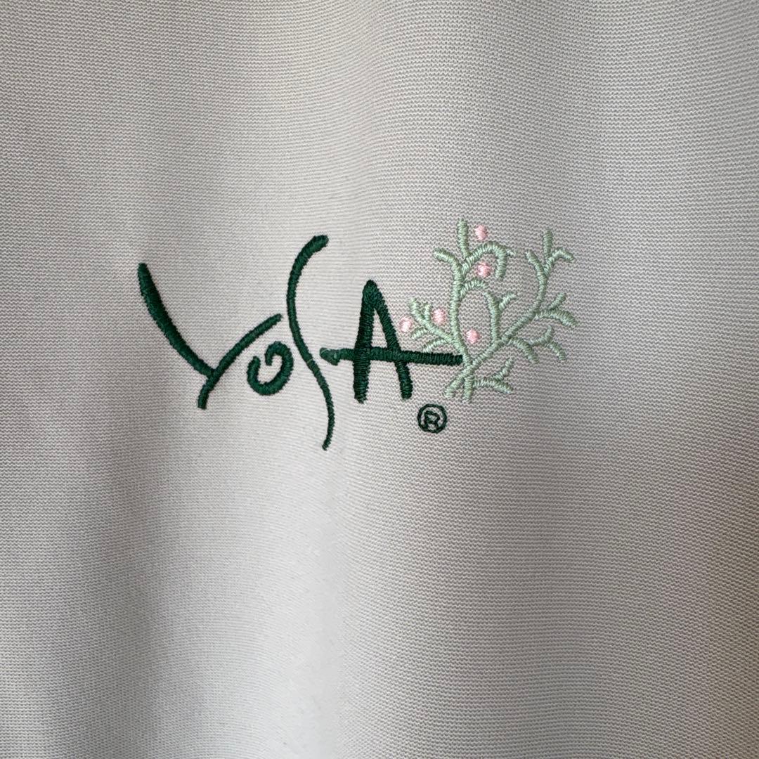YOSA フルジップフード付きグレーケープ