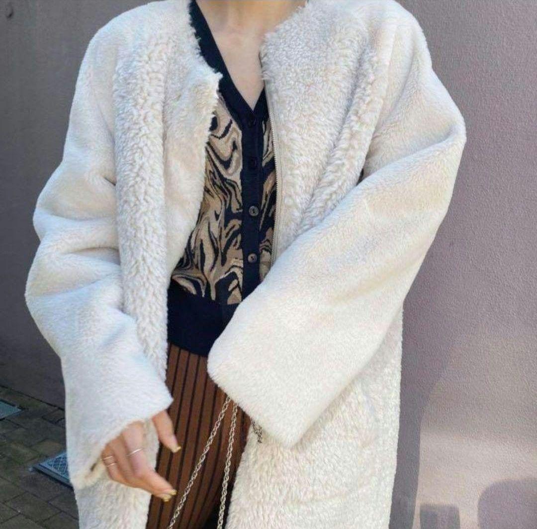 ジャケット・アウター REVERSIBLE TWIN BOA COAT ameri vintage