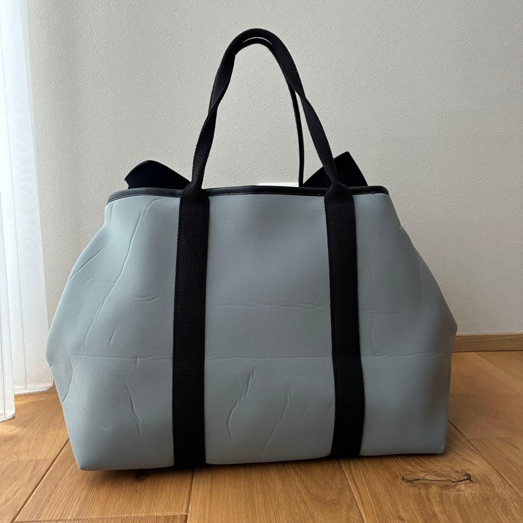 Rapture ラプチャー トートバッグ L グレー フリルリボン