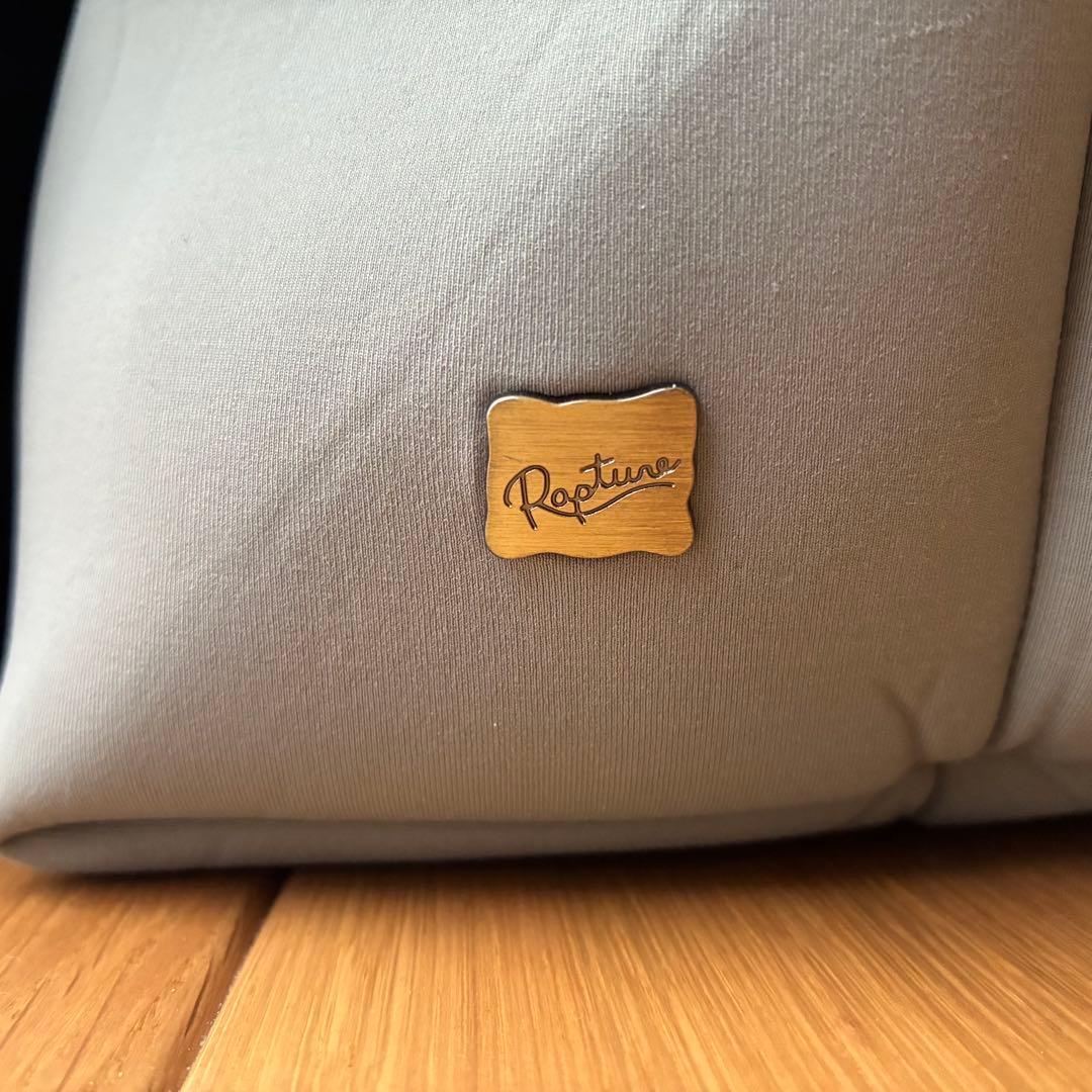 Rapture ラプチャー トートバッグ L グレー フリルリボン