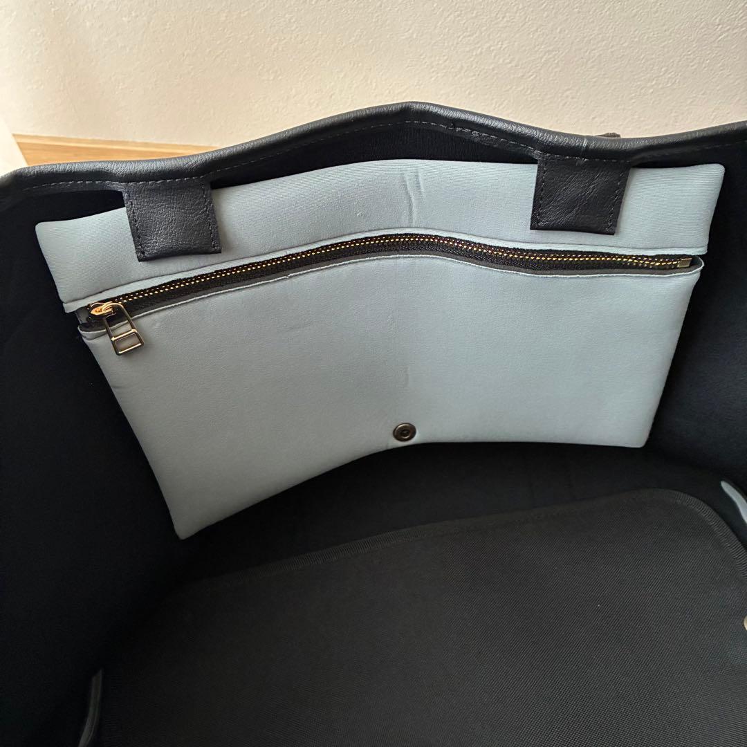 Rapture ラプチャー トートバッグ L グレー フリルリボン