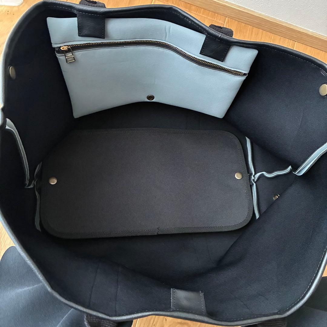 Rapture ラプチャー トートバッグ L グレー フリルリボン