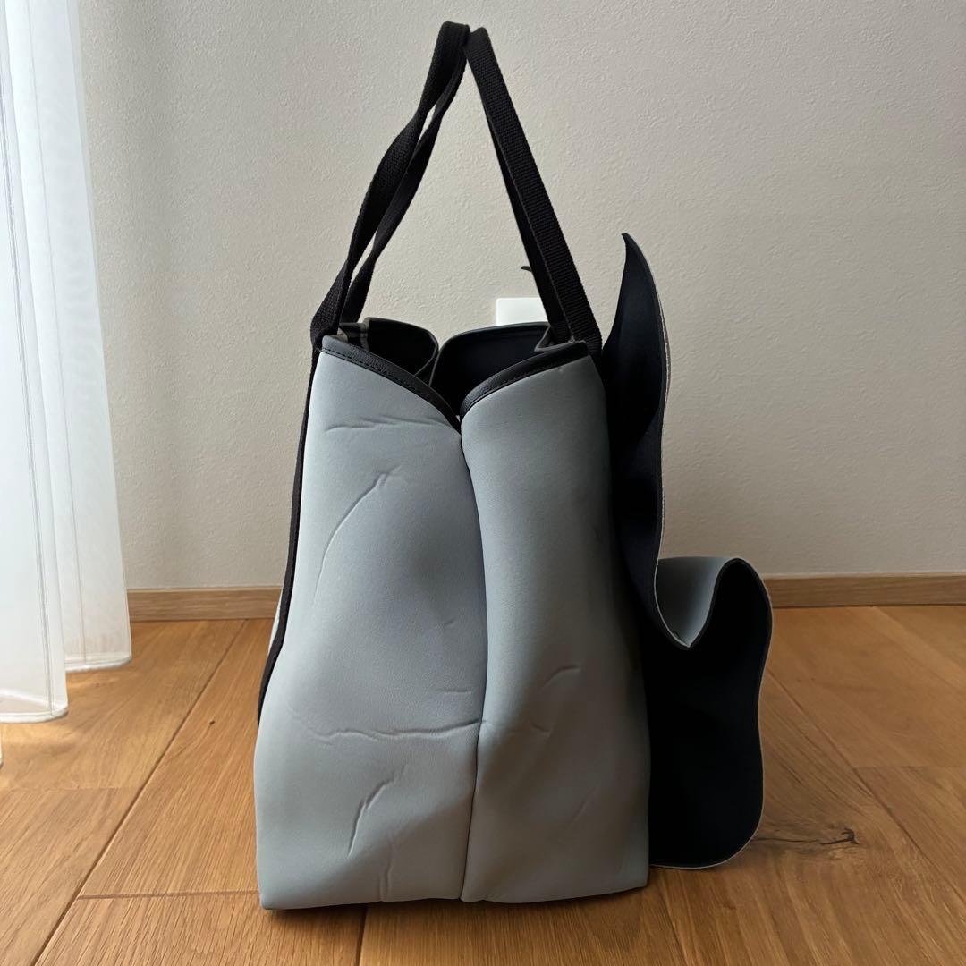 Rapture ラプチャー トートバッグ L グレー フリルリボン