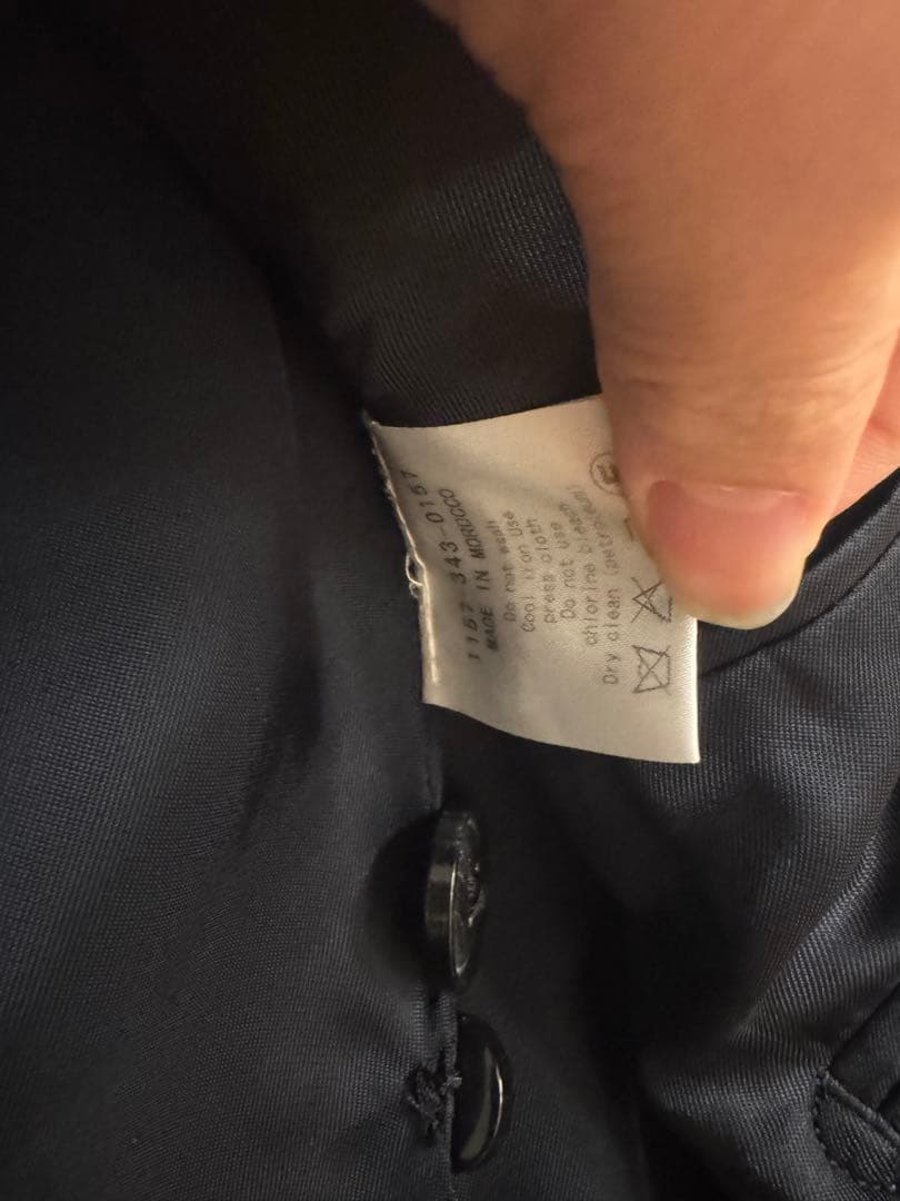 ドリスヴァンノッテン テーラードジャケット 紺 44