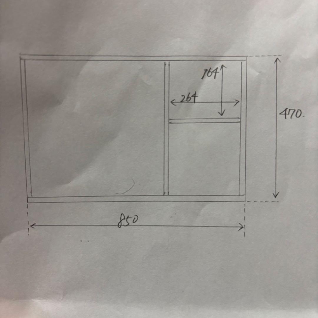 ハンドメイド　カラーボックス風ラック　オーダー受け付けます