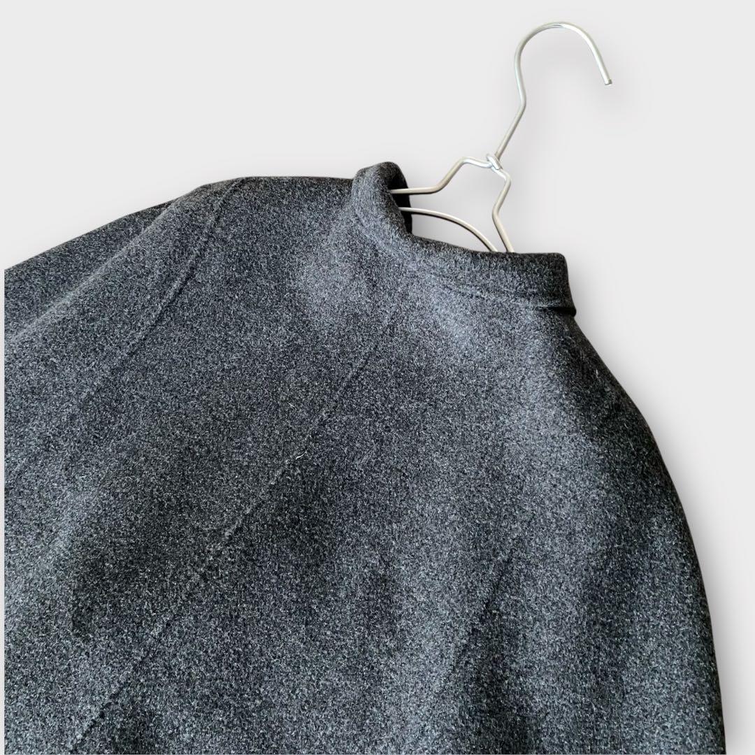 【美品】セオリー　ウールポンチョ　ケープ　コート　グレー　Sサイズ