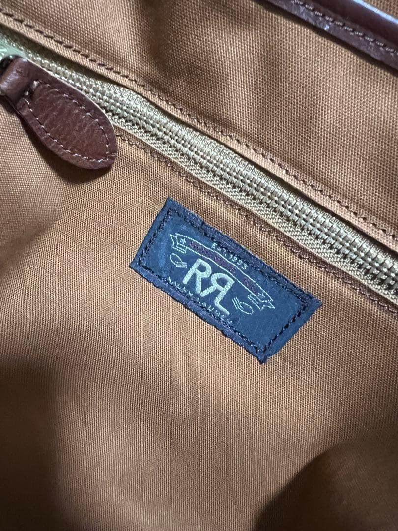 【美品】RRL ダブルアールエル レザー バックパック
