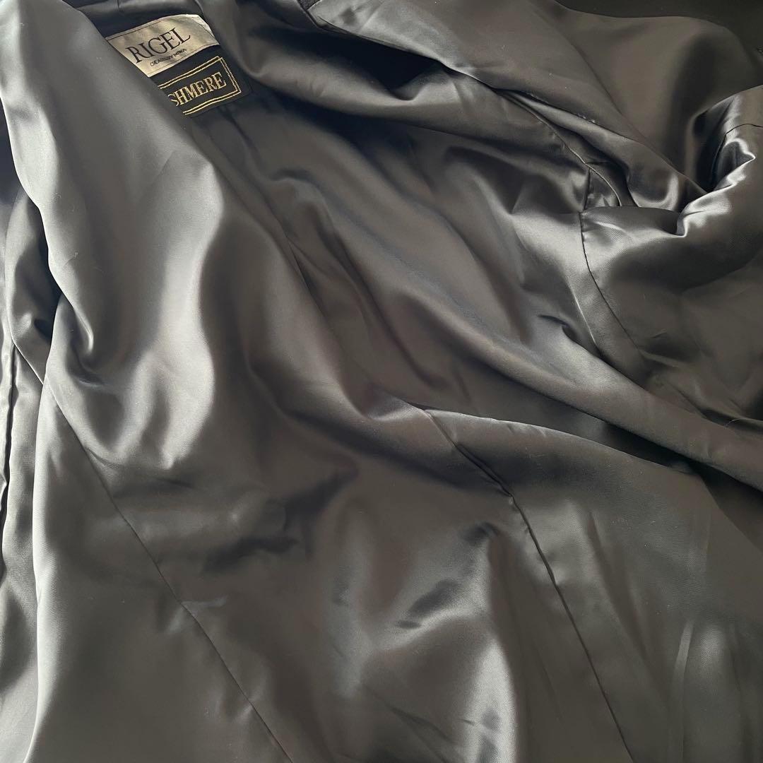 みー様 美品‪☆ RIGEL 大きいサイズ カシミヤ100％ テーラード 黒