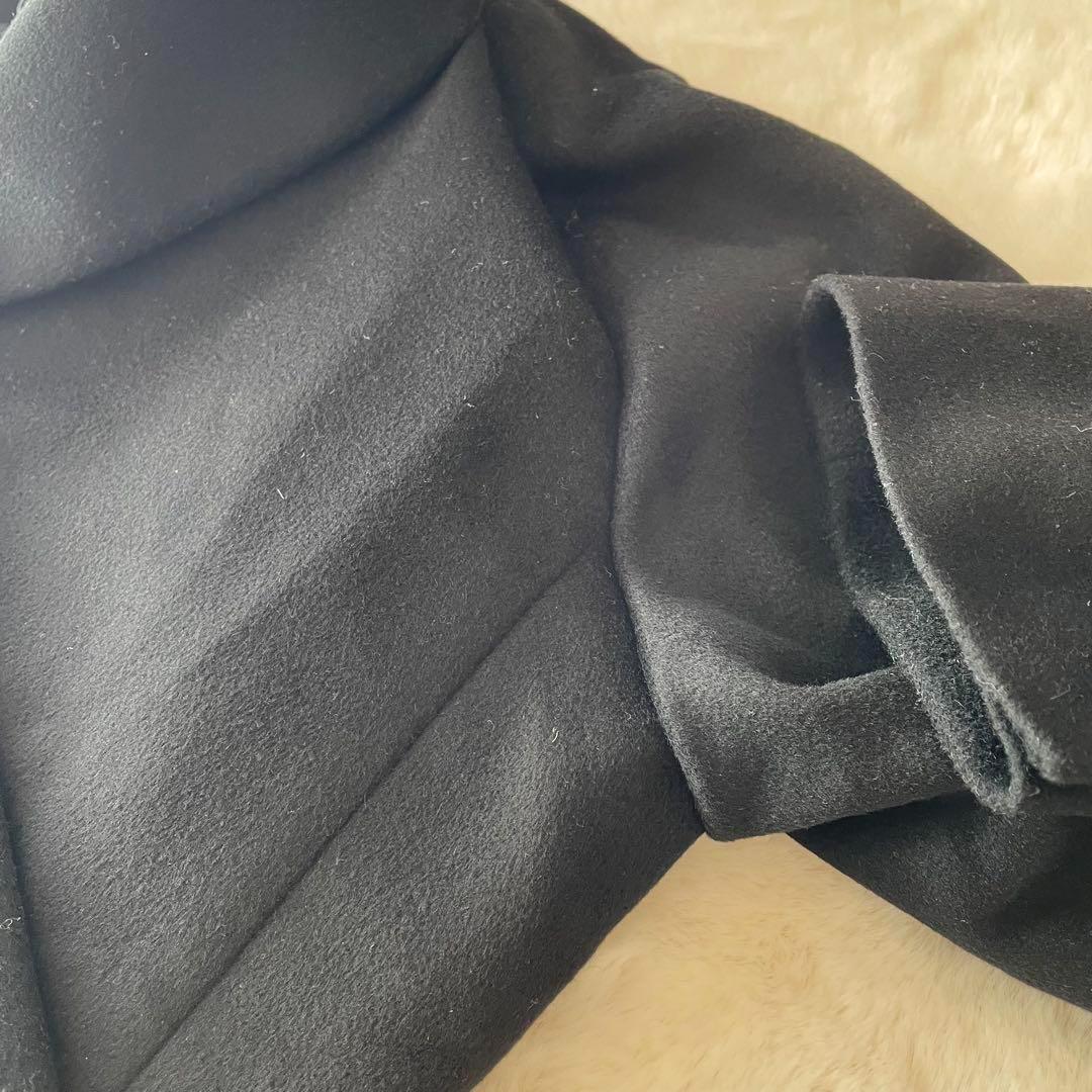 みー様 美品‪☆ RIGEL 大きいサイズ カシミヤ100％ テーラード 黒