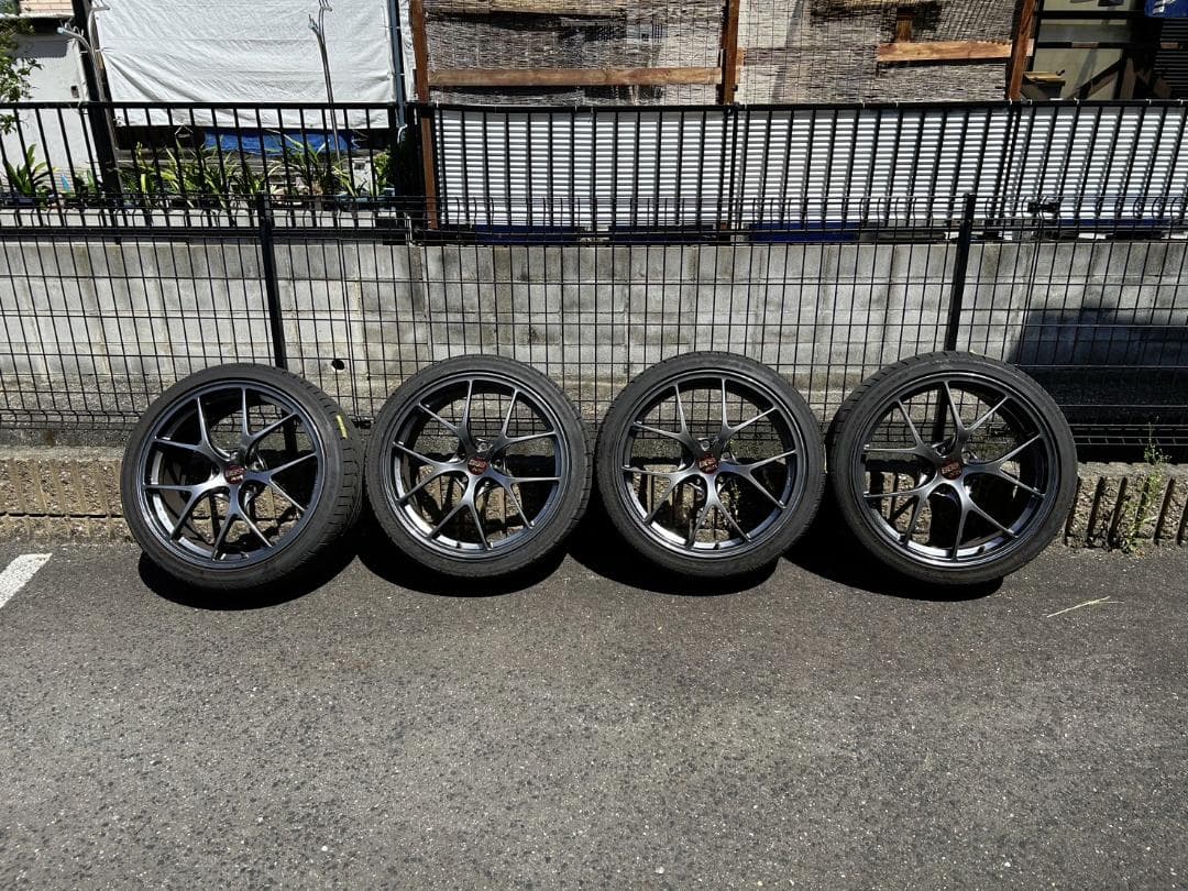 美品　BBS RI-D 19インチ ホイール　タイヤ　 4本セット