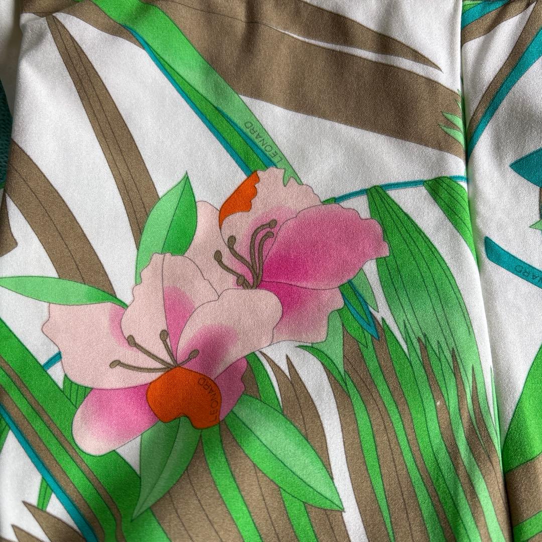 レオナール　花柄水着　サイズ40