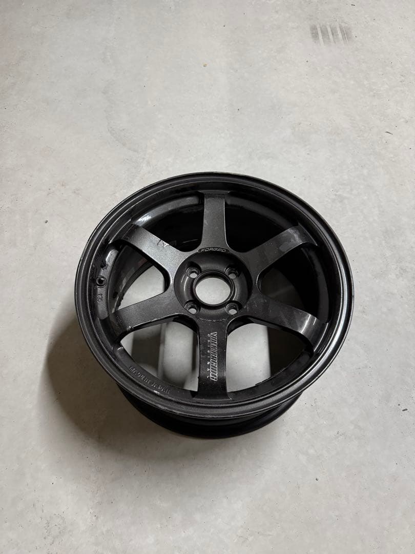 RAYS TE37SONIC ブラックシャドウ. ジャンク品