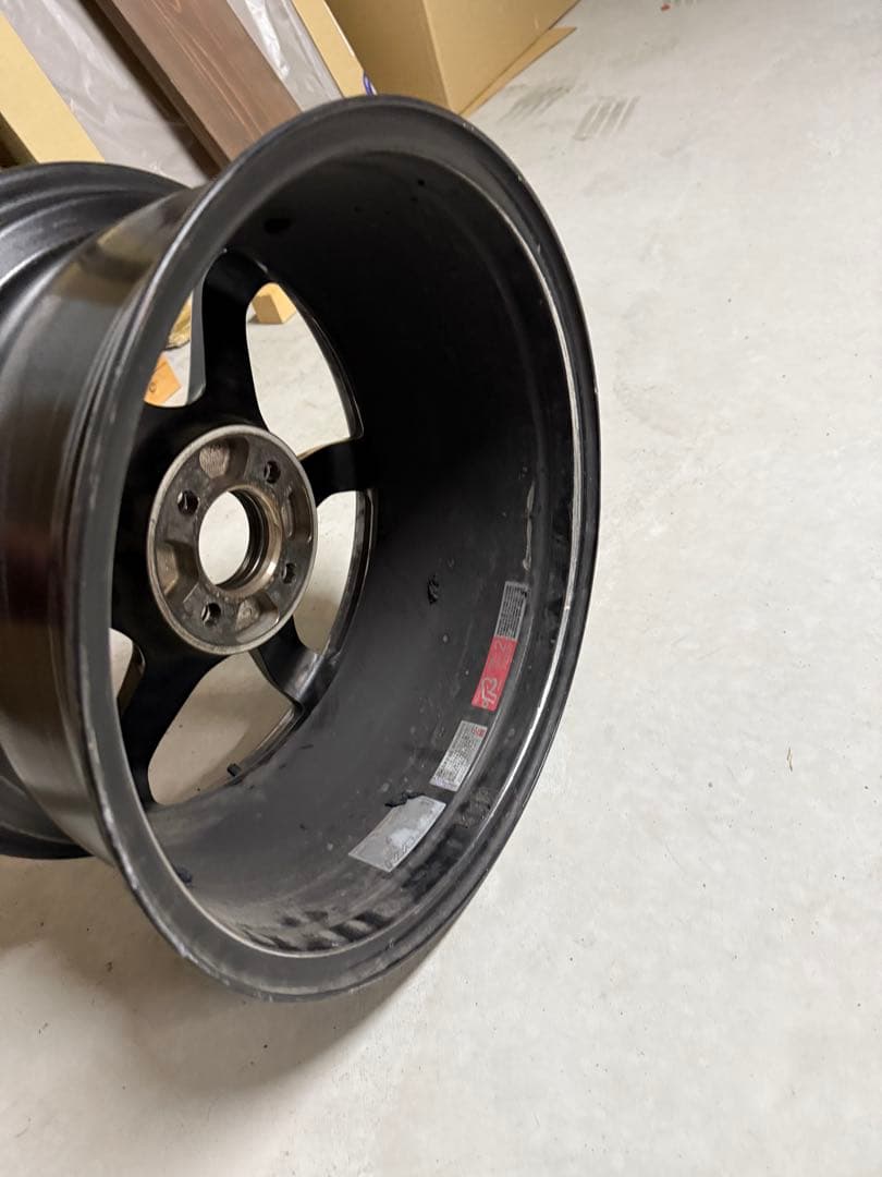 RAYS TE37SONIC ブラックシャドウ. ジャンク品