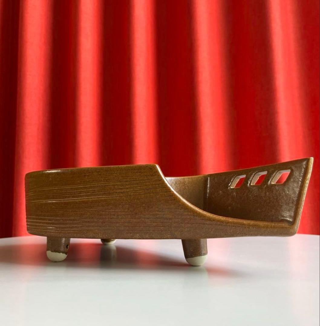 ◆ジャパニーズモダン◆ ヴィンテージ　陶器花器　3点 昭和レトロ　フラワーベース