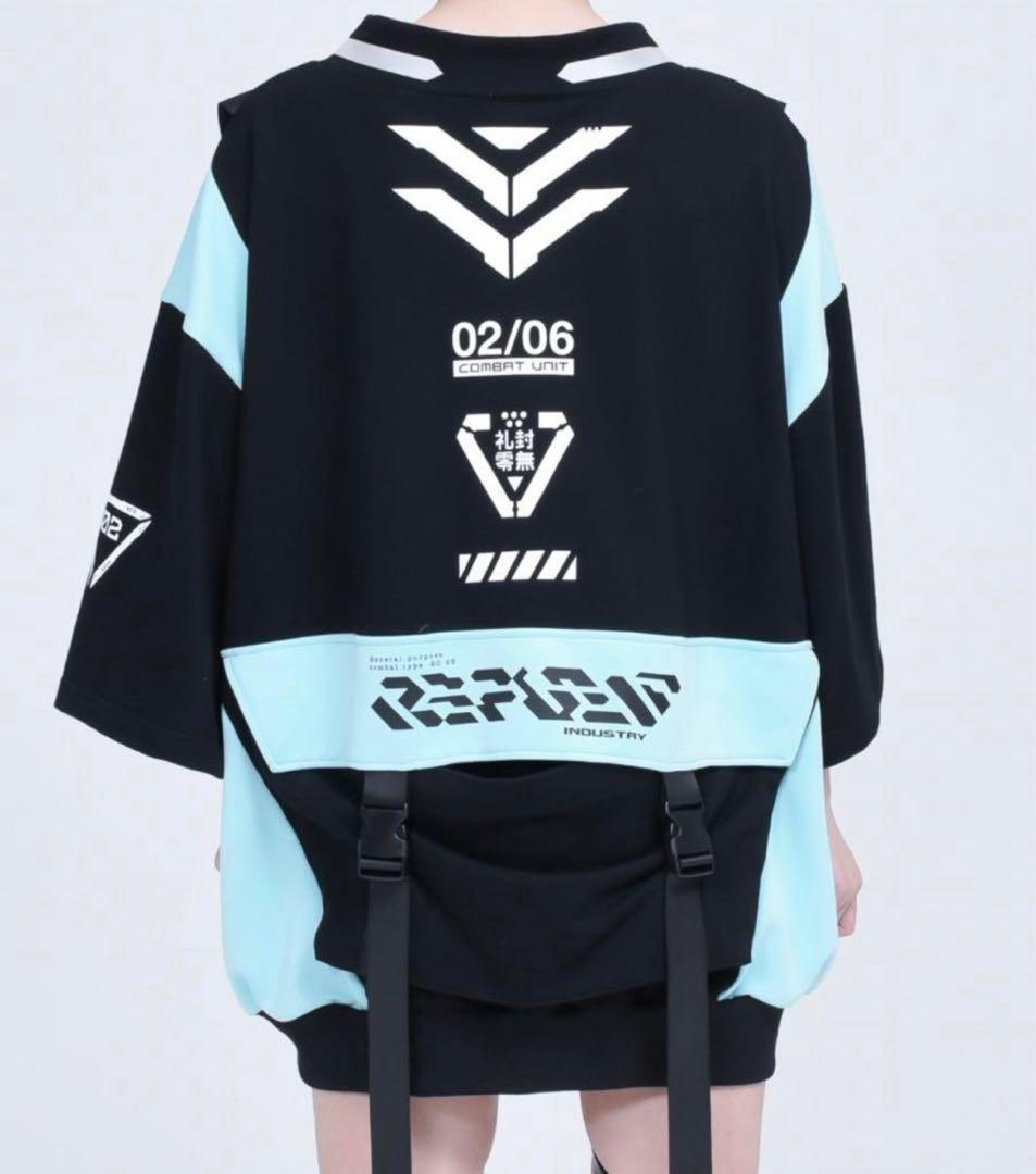 破格 REFLEMレフレム 半袖 サイバー ハーフスリーブ