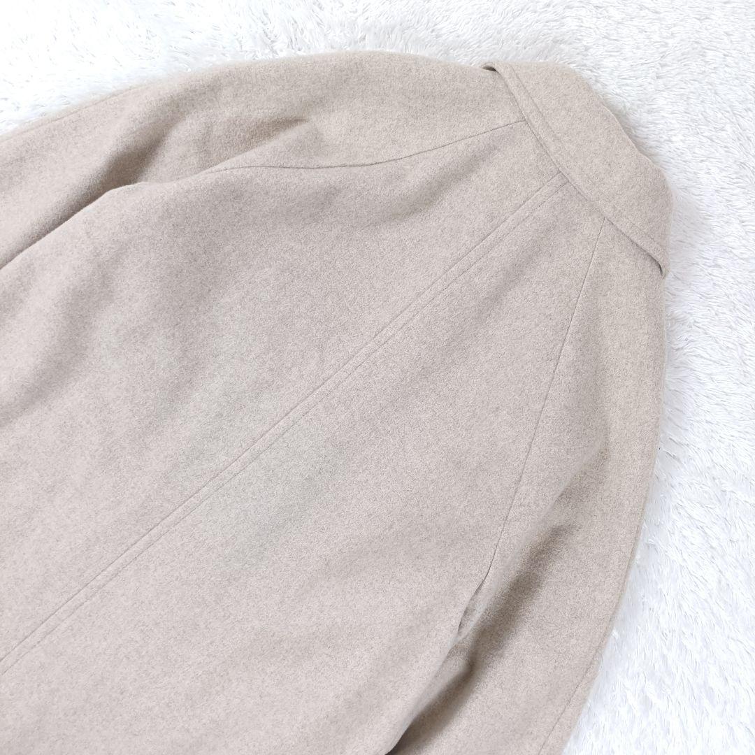 IENA 比翼 スーパー100 ウール ロング ステンカラーコート 20AW