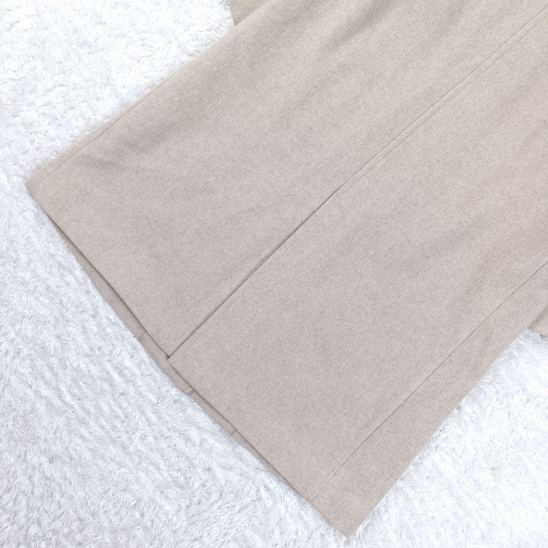 IENA 比翼 スーパー100 ウール ロング ステンカラーコート 20AW