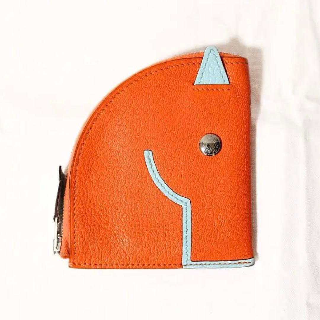 ✨エルメス　パドック シェブルミゾル ケース オレンジ B刻印✨