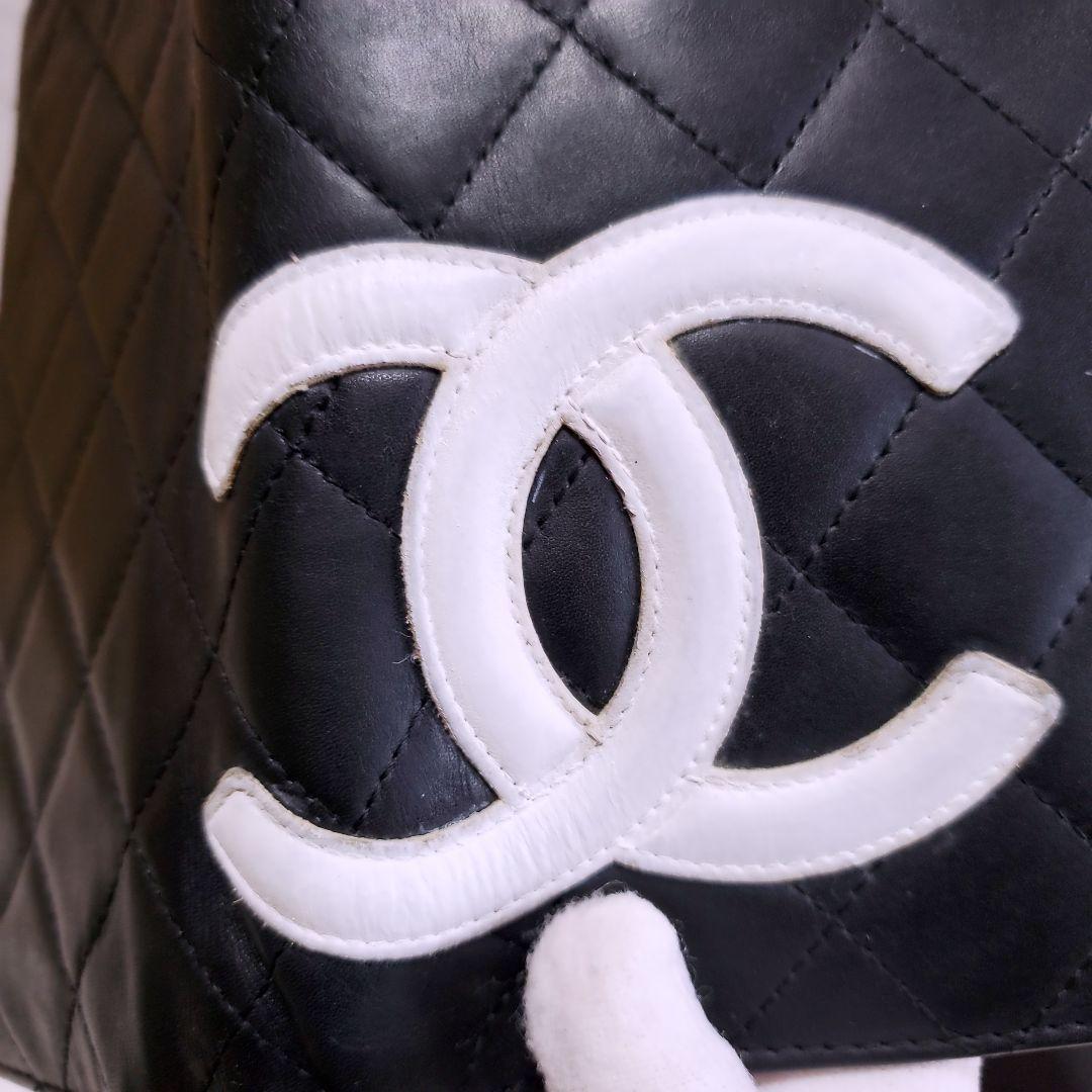 CHANEL✨ シャネル 二つ折り 財布 カンボンライン ココマーク ピンク 黒