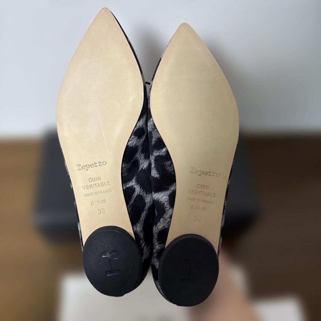 レペット／フラットシューズ（レオパードGray）