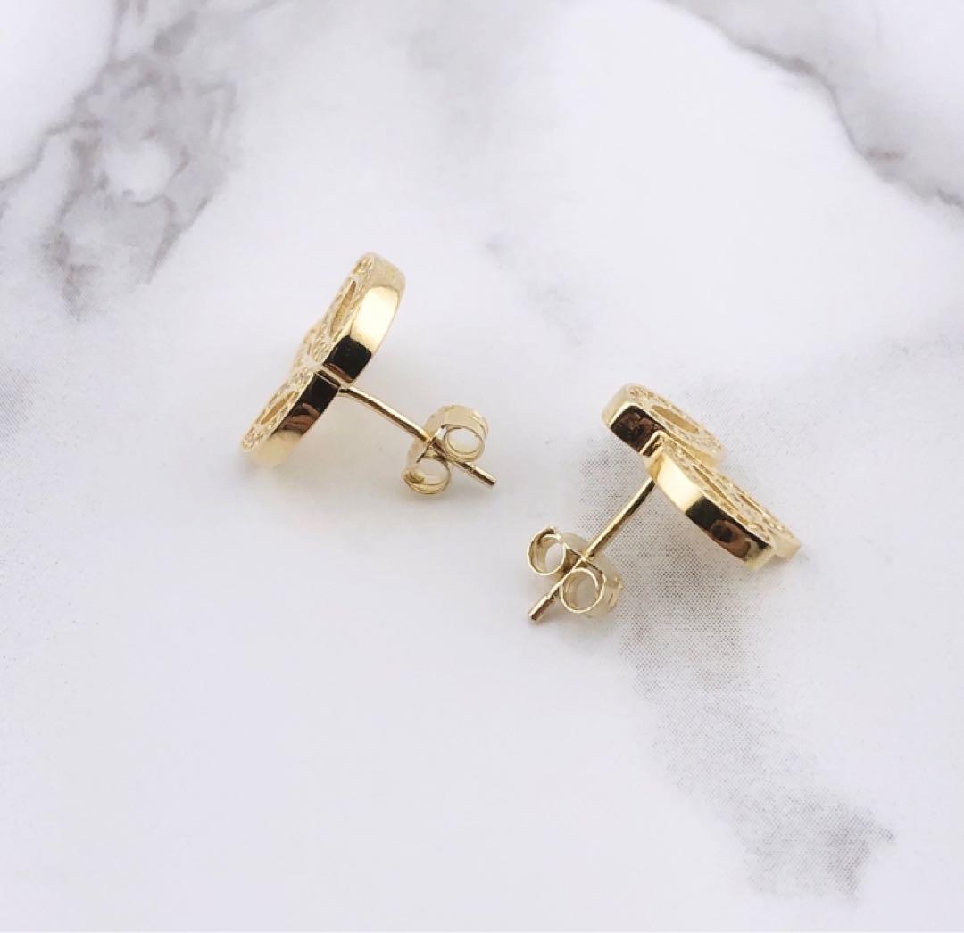 ✨ハイクオリティ✨ゴールド　ピアス　モアサナイト　ダイヤモンド925