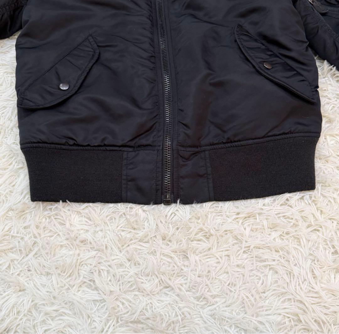 1944　AVIREX　MA-1フライトジャケット　黒　Sサイズ　最終値下