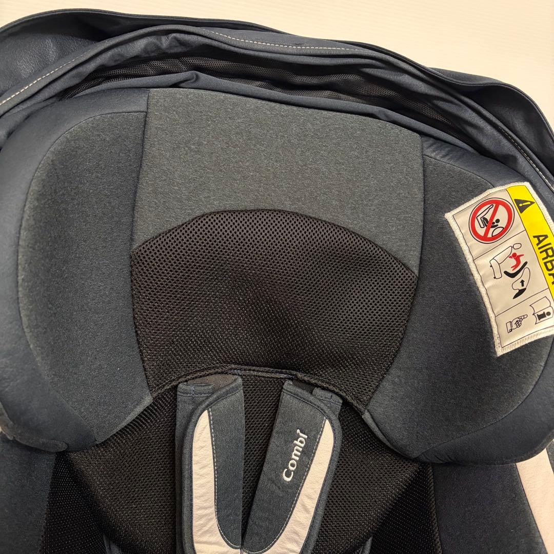 美品 Combi コンビ チャイルドシート　ISOFIX JJ800 ネイビー