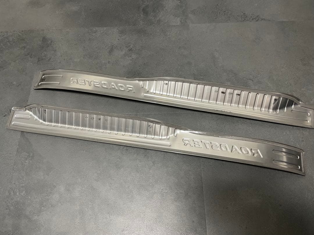 ND ロードスター　ステンレス　スカッフプレート　ロゴ入り