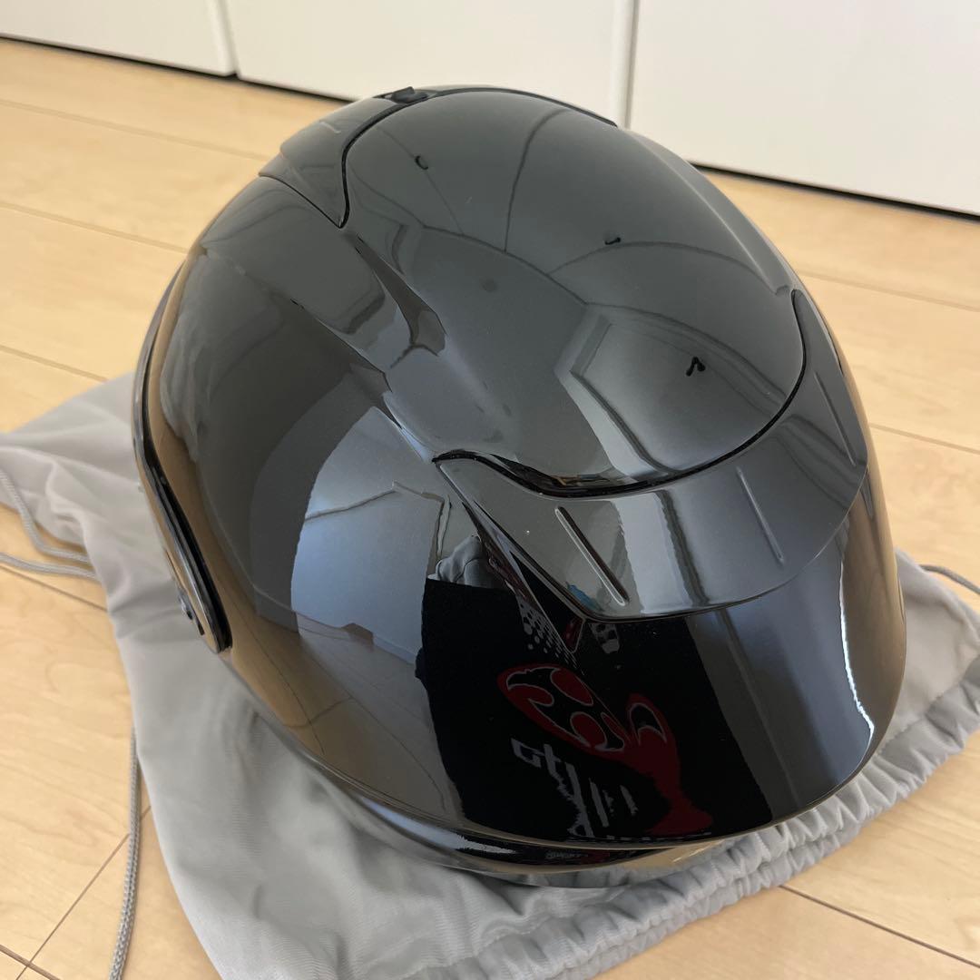 Kabuto フルフェイスヘルメット ブラック ミラーシールド